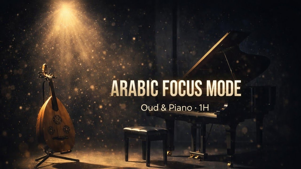 1 Hour Arabic Oud & Piano – Deep Dark Focus Music | موسيقى عود وبيانو للتركيز العميق