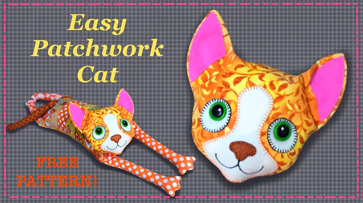 Easy Patchwork Kitty Cat  || FREE PATTERN || Full ...