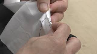 I will explain NUI-GUKE.　縫いぐけ（本ぐけ）の実演をします。