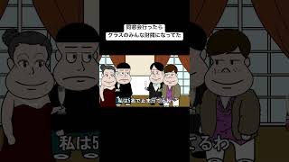 同窓会行ったらクラスのみんな財閥になってた#コント #コントチャンネル #anime #animation #アニメ #アニメコント#面白い#おすすめ