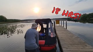 I spent 24 hours on an Aleko inflatable boat/dinghy, it didn't SINK!!! Beautiful Sunset & Sunrise.
