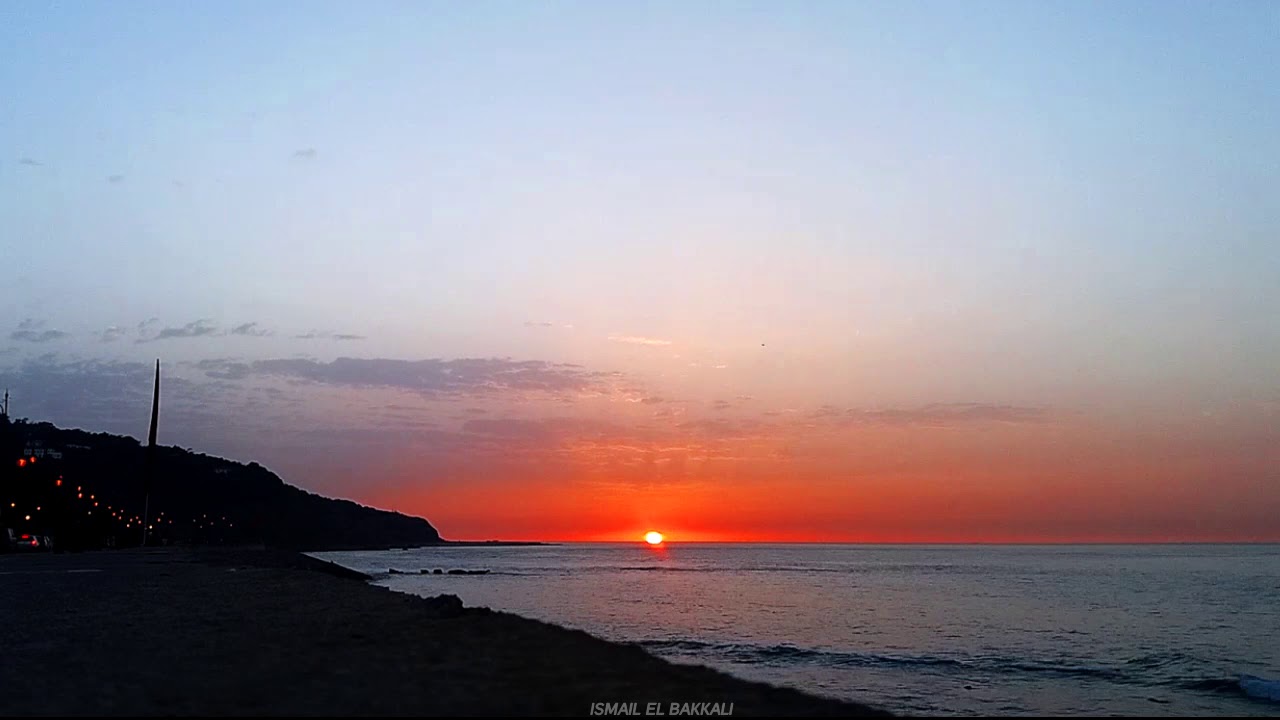 Sunset Timelapse - Merkala, Tangier, Morocco - YouTube