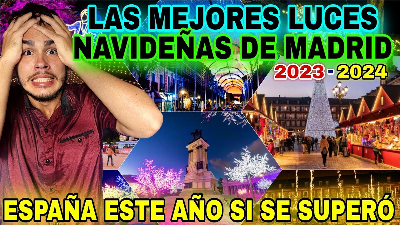 ENCENDIDO💡 de las LUCES NAVIDEÑAS🎄 de la CIUDAD🌃 de MADRID🇪🇦  / Cubano Reacciona 2023 #España