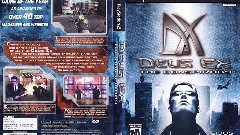 Deus Ex - The Conspiracy (PS2) | 4K & 60 fps hack | Longplay Full Game Walkthrough No Commentary