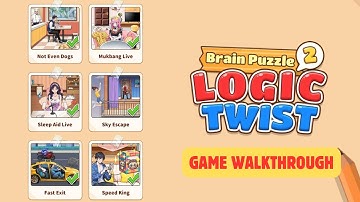 Brain Puzzle 2: Logic Twist – Page 1 -  Full Walkthrough 🧠✅