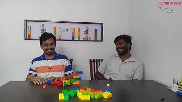 "Roll the Dice & Build" activity using six LEGO Bricks