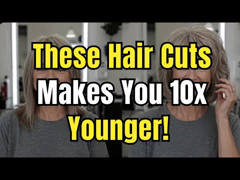 5 Haircuts That Makes 10 years off – Perfect for women over 60!