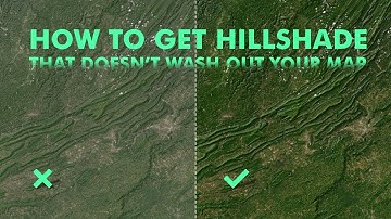 One Minute Map Hack: Hillshade That Doesn