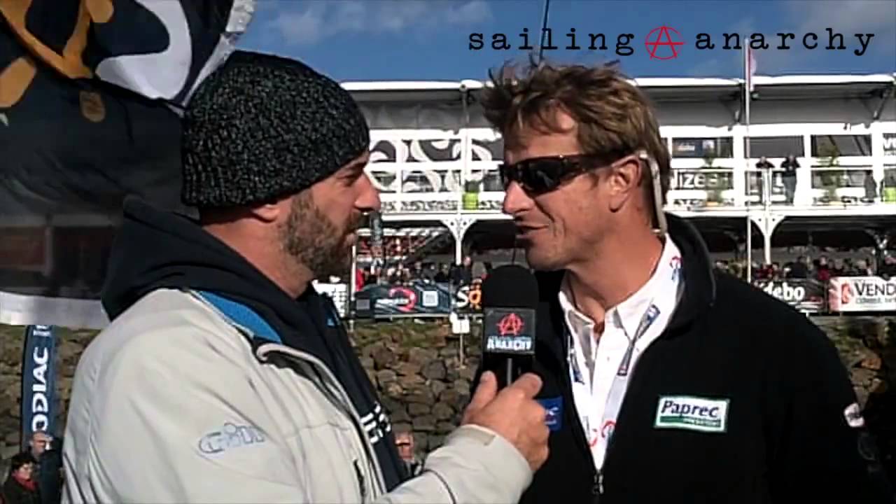 Jean Pierre Dick Talks with Sailing Anarchy’s Alan Block Prior to the Vendee Globe Start.