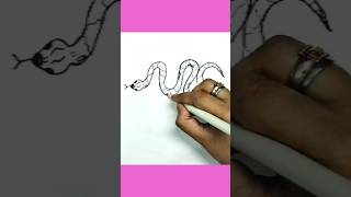 How to Draw a Snake (Easy Drawing)