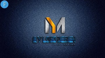 M Y Professional 3D logo design on Pixellab[Vandy Design]