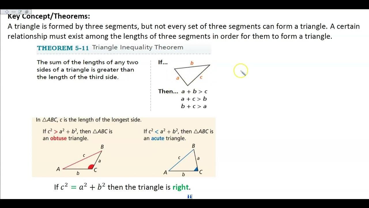 5 4 Inequalities In One Triangle Worksheet Answers