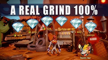 Crash Bandicoot 4 A Real Grind Hidden Gem, All Gems and Crates - Crash 4, Present Day