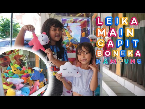 LEIKA NEMU MESIN CAPIT BONEKA DI WARUNG!! SERU GUYS ❤❤