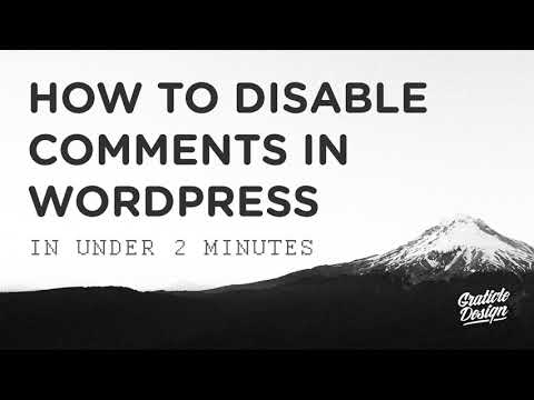How to Disable Comments in WordPress in Under Two Minutes