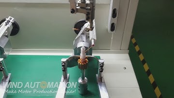 Flyer winding machine for External rotor BLDC motor stator