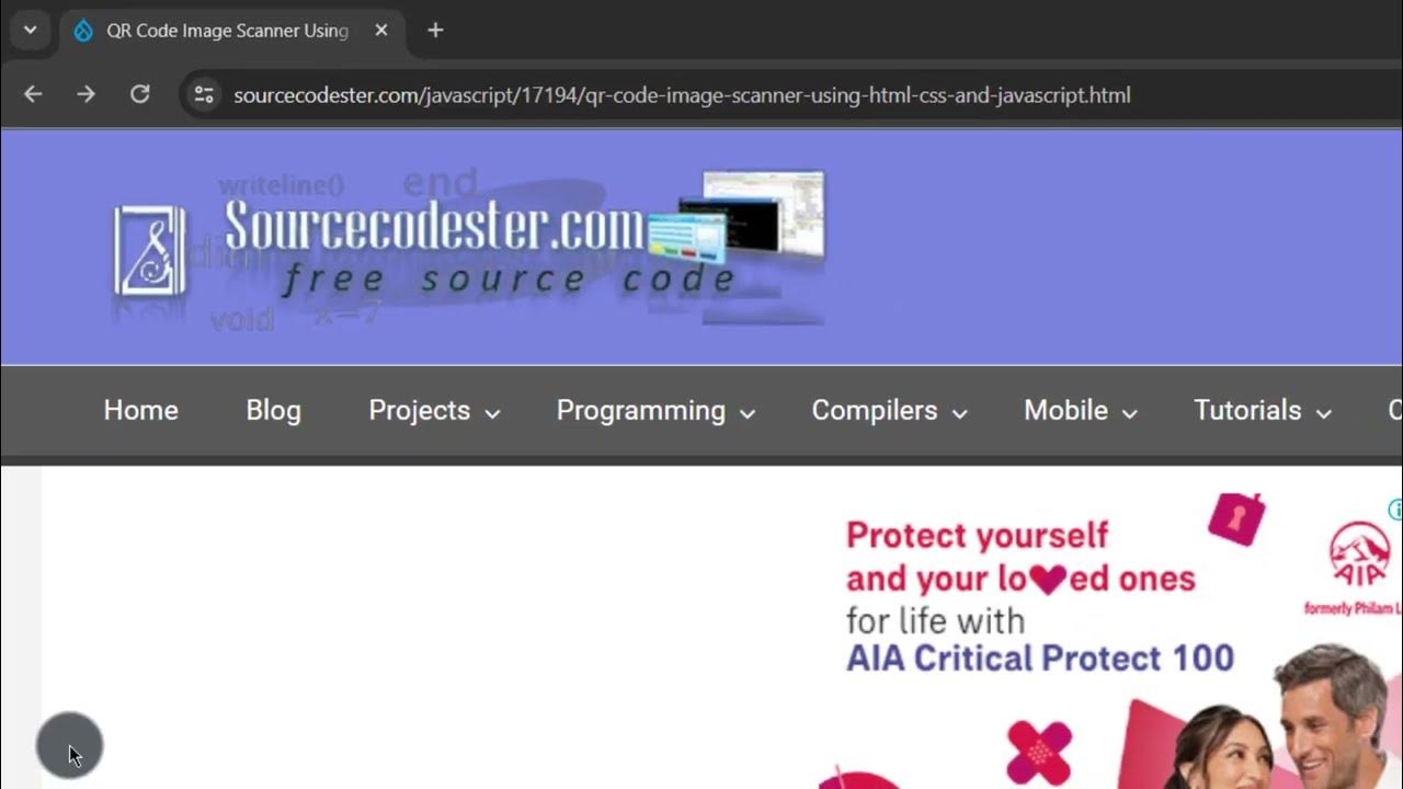 QR Code Image Scanner Using HTML, CSS and JavaScript - YouTube