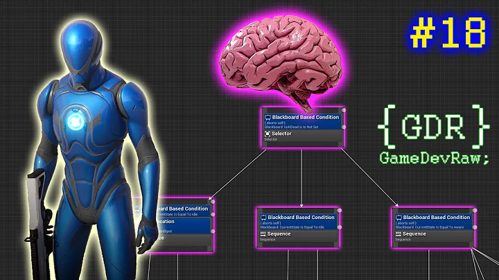 Attacking Behavior / Behavior Tree setup - Making an AI Guard #18 - Multiplayer AI UE5