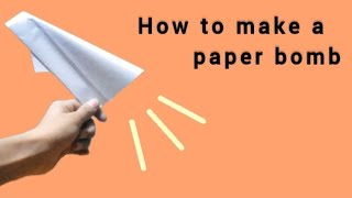 How to make a paper bomb . it's not Harmful and Dangerous @Highest Gamerz Basit Khan