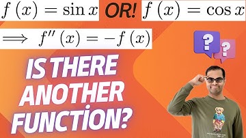 Are Sine and Cosine UNIQUE in CALCULUS?
