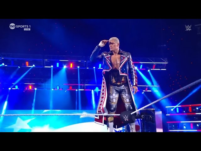 Cody Rhodes Entrance for a match: WWE SmackDown, April 26, 2024 class=