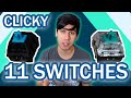 CLICKIEST keyboard switch comparison: Cherry, Kailh BOX, Gateron, & more!