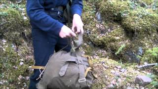 How to close the veshmeshok rucksack 
