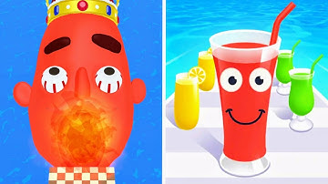 Sandwich Runner Vs Juice Run - All Level Gameplay Walkthrough (Android iOS)