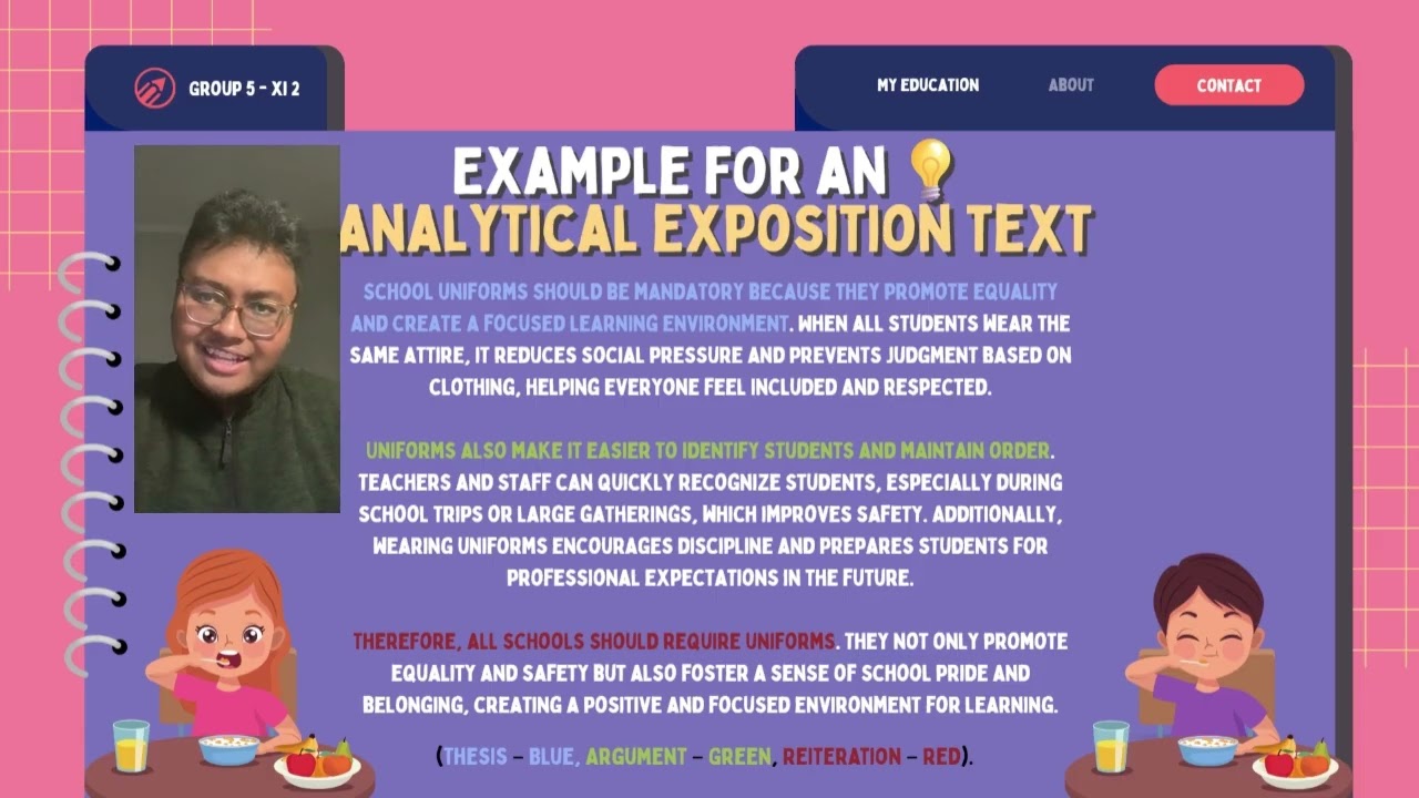 Analytical exposition on Reading and Writing By group 5