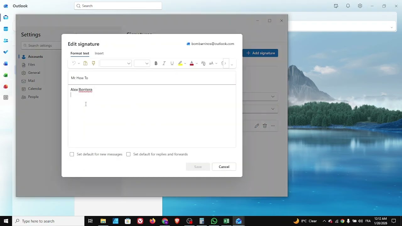 How To Update Your Signature On Outlook - Full Guide