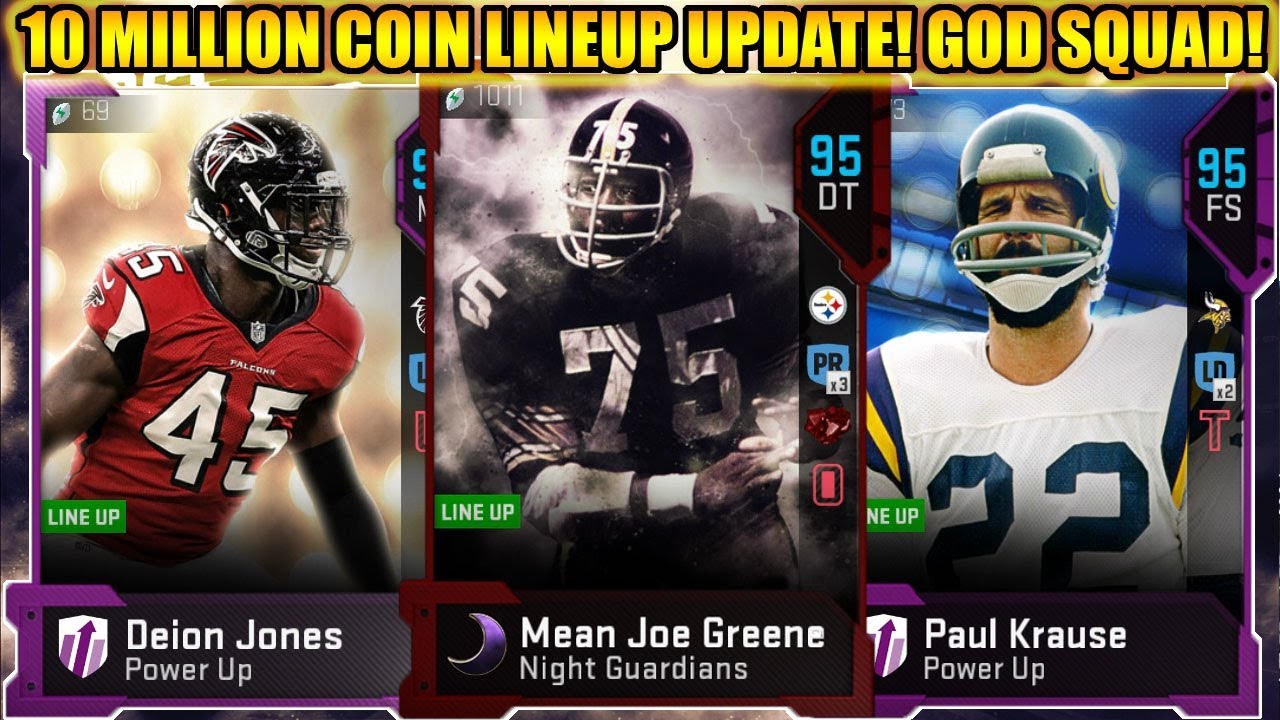 10 MILLION COIN TEAM! 93 OVERALL LINEUP UPDATE! GOD SQUAD! | MADDEN 19 ULTIMATE TEAM