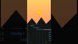 Sunrise 🌄 #html #css #javascript #coding #viral #ytshorts #shorts #scriptifystudio