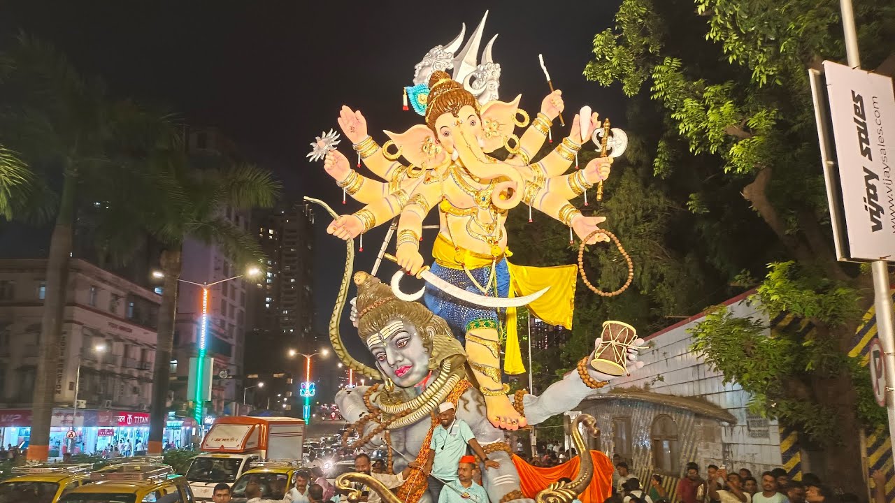 Parel Cha Maharaja Aagman sohala 2024 | Mumbai Ganpati aagman sohala ...