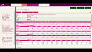 Tempora Timesheets - Introduction to reporting