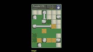 Pushing Machine (Extreme) Level Puzzle 173 - Perfect Solution