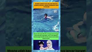 Ria Ricis Belajar Renang Bareng Moana, Momen Lucu Ngaku Digibahin Anak
