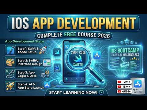 Zero to iOS Developer: Complete Free Course (SwiftUI, iOS 19, &amp; AI)