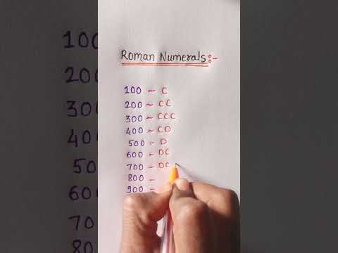 Roman Numeral 100 To 1000 Shorts 