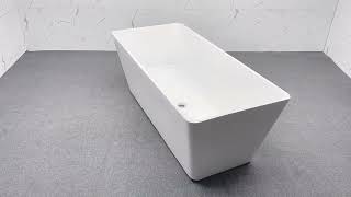 Streamline B-272-57 Freestanding Acrylic Bathtub: Luxury and Comfort in Your Bathroom