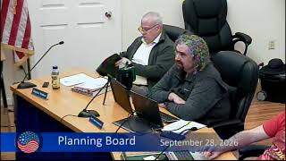 Planning Board 09.28.26
