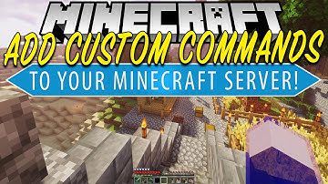 How To Add Custom Commands to Your Minecraft Server (MyCommand Tutorial)