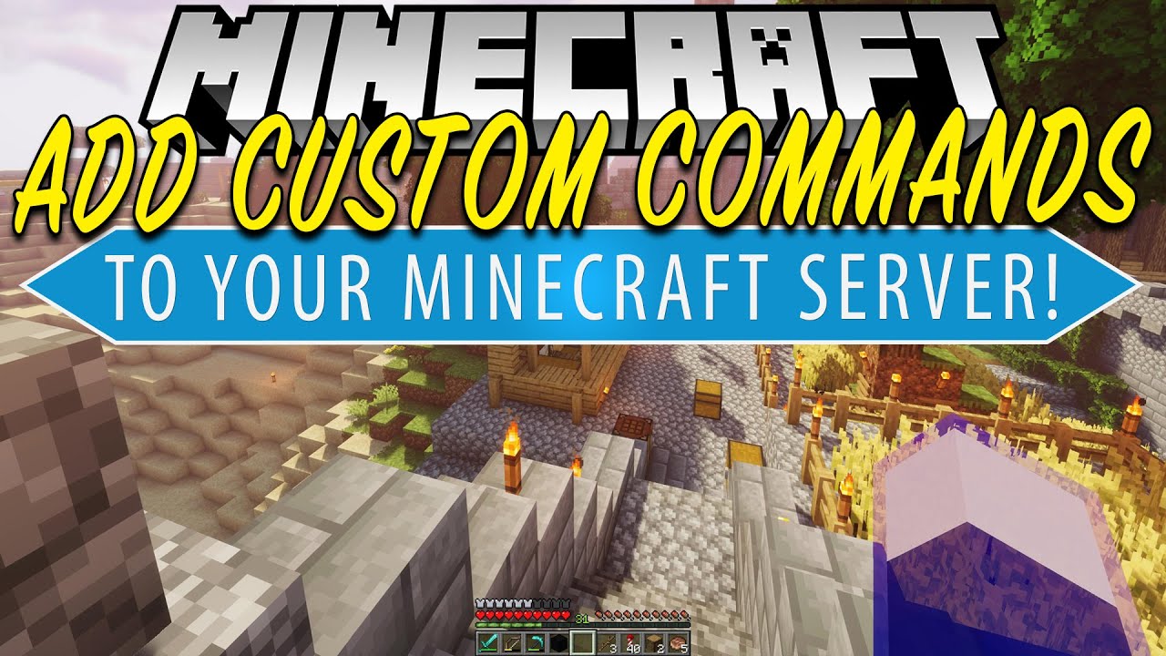 How To Add Custom Commands to Your Minecraft Server (MyCommand Tutorial