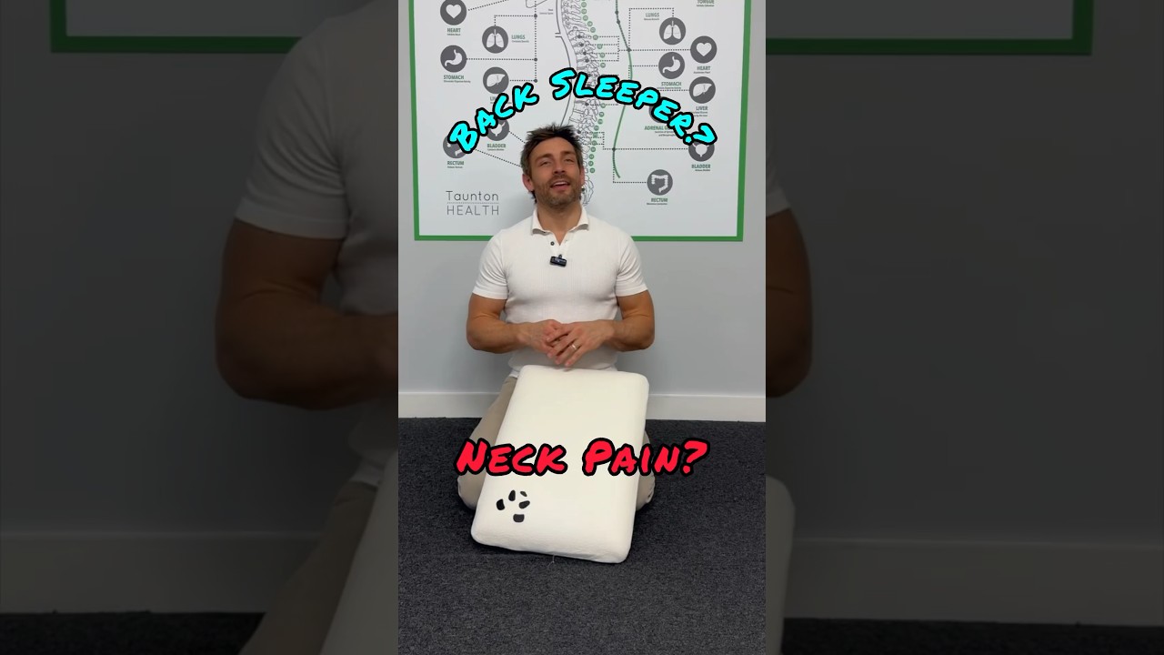 A great pillow for back sleepers to stop neck pain. pillow neckpain 