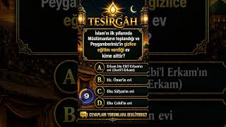 Peygamberimizin gizli eğitim verdiği ev hangisi? ⚠️#hzmuhammed #muhammadﷺ #muhammad #short #allah