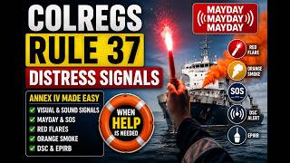 COLREGS Rule 37 Explained | Distress Signals at Sea | Annex IV Made Easy