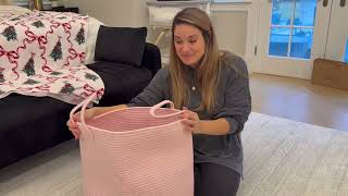 Review of the Cotton Rope Laundry Basket Hamper