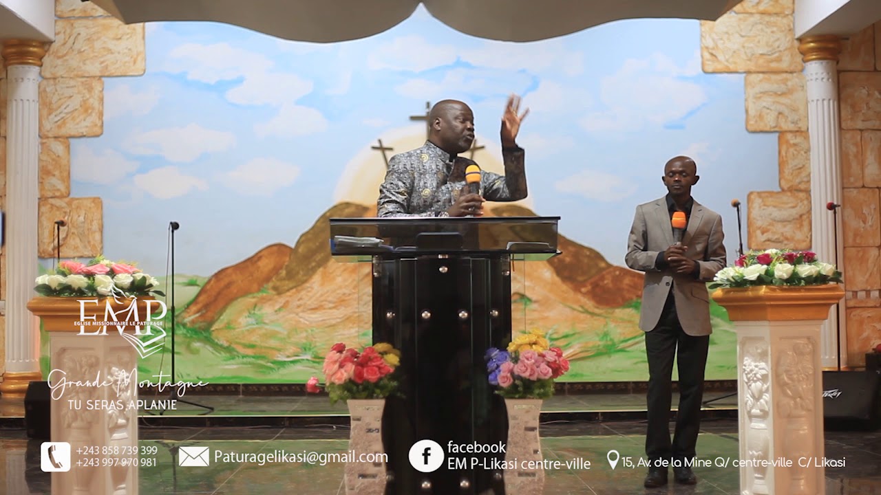 Pasteur Roland Dalo  Thème: Montagne de la malédiction  E M Pâturage  Likasi  centre ville   jour 3