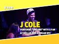J Cole Performs "Dreams" At His Dollar and A Dream NYC Show