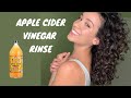 Apple Cider Vinegar Rinse for Healthy Hair & Scalp (plus my curly hair wash routine!)