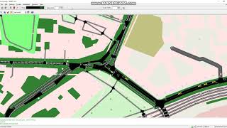 Simple road network SUMO